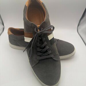 Allen Edmonds Courtside Men's Leather Dress Sneakers 13 D Suede Shoes 3 Stripes